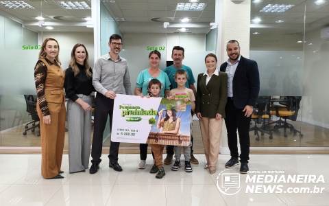 Imagem da notícia Agência Sicredi Pedro Soccol registra prêmio de R$ 5 mil pela segunda semana consecutiva