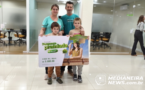 Imagem da notícia Agência Sicredi Pedro Soccol registra prêmio de R$ 5 mil pela segunda semana consecutiva