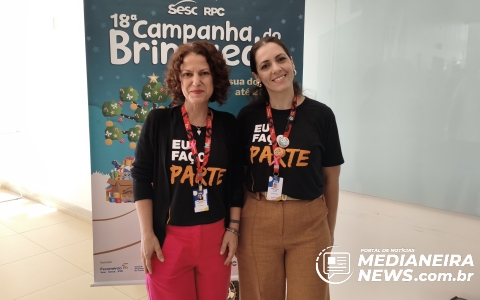 Imagem da notícia Sesc Medianeira lança 18ª Campanha do Brinquedo e inicia arrecadação para o Natal