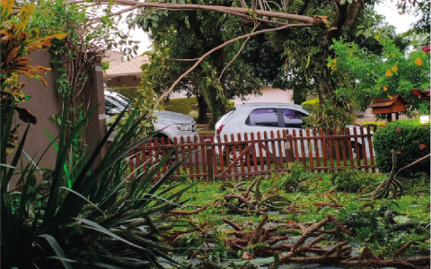 Imagem da notícia Temporal destelha casas, atinge comércios e causa alagamentos em Medianeira e região