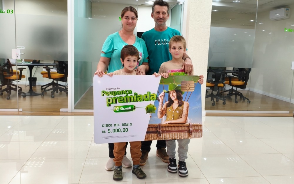 Imagem da notícia Agência Sicredi Pedro Soccol registra prêmio de R$ 5 mil pela segunda semana consecutiva
