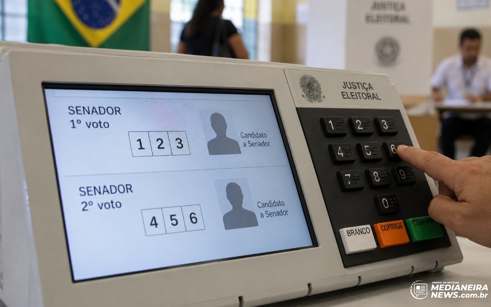 Imagem da notícia Atenção na urna: repetir candidato ao Senado anula o segundo voto