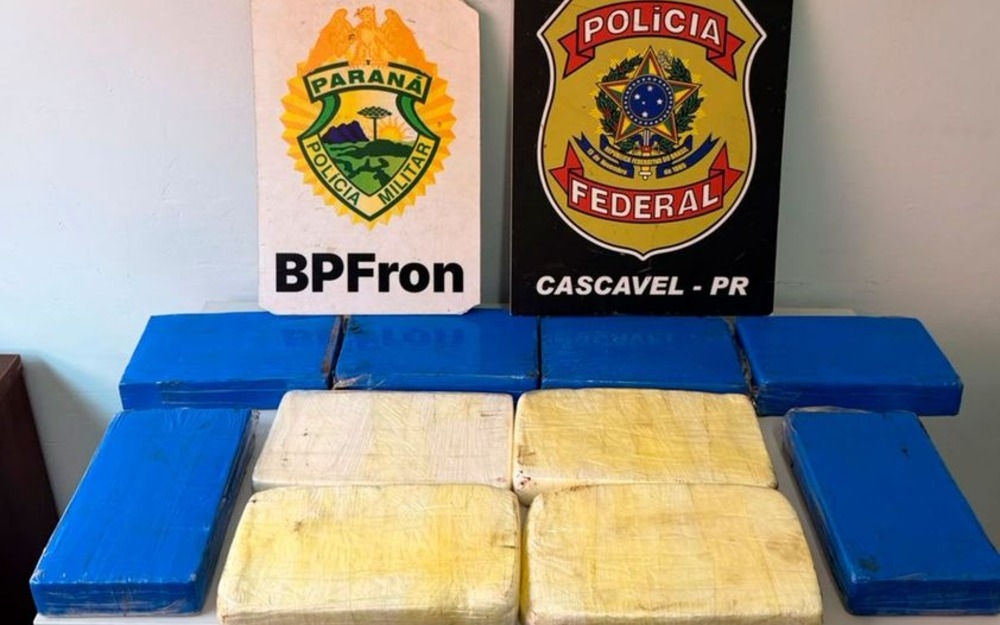 Imagem da notícia Duas mulheres são presas com mais de 10 kg de cocaína na BR-277 em Céu Azul