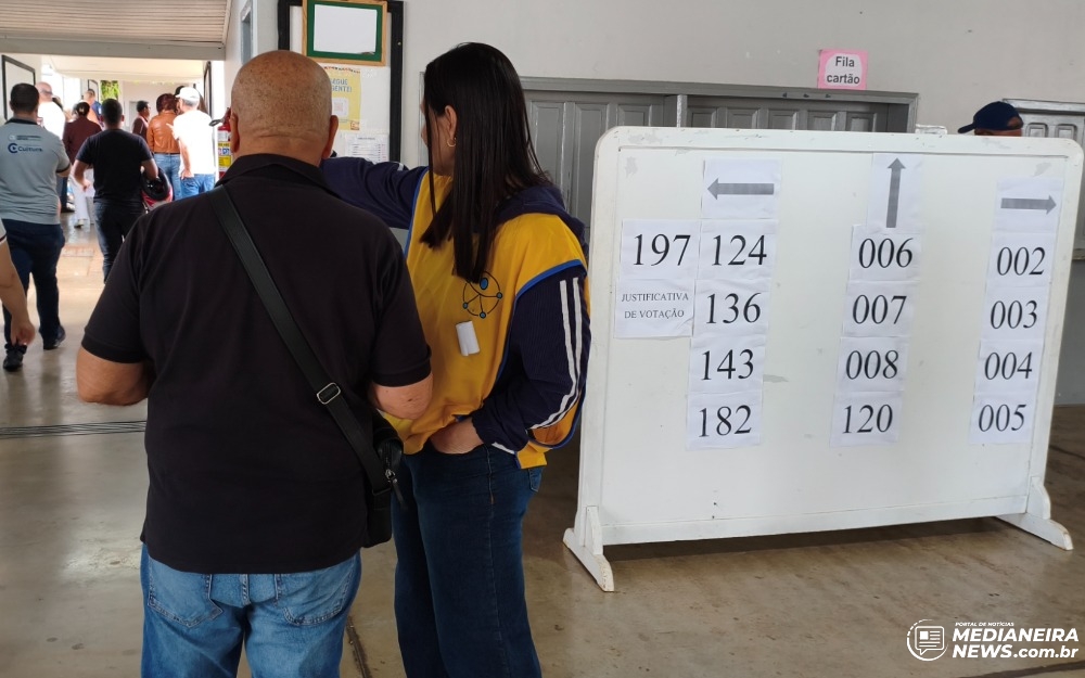 Imagem da notícia Eleições seguem tranquilas em Medianeira; falta de energia não interrompe votação
