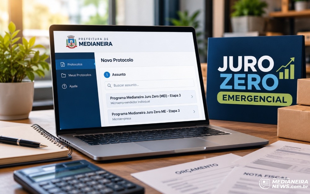 Imagem da notícia Juro Zero emergencial: empresas de Medianeira têm até 29 de outubro para solicitar crédito