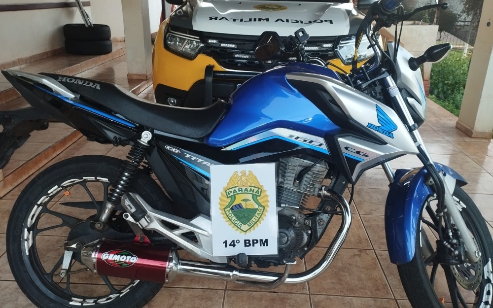 Imagem da notícia Motociclista foge de abordagem e é detido sem CNH em Itaipulândia