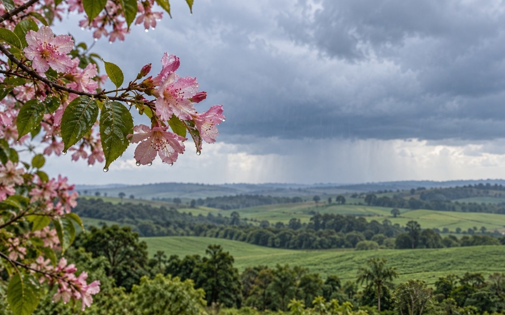 Imagem da notícia Primavera começa nesta terça com previsão de mais chuva no Oeste do Paraná